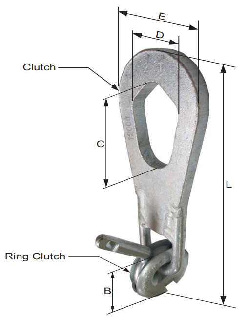 Large Open Ring Clutch